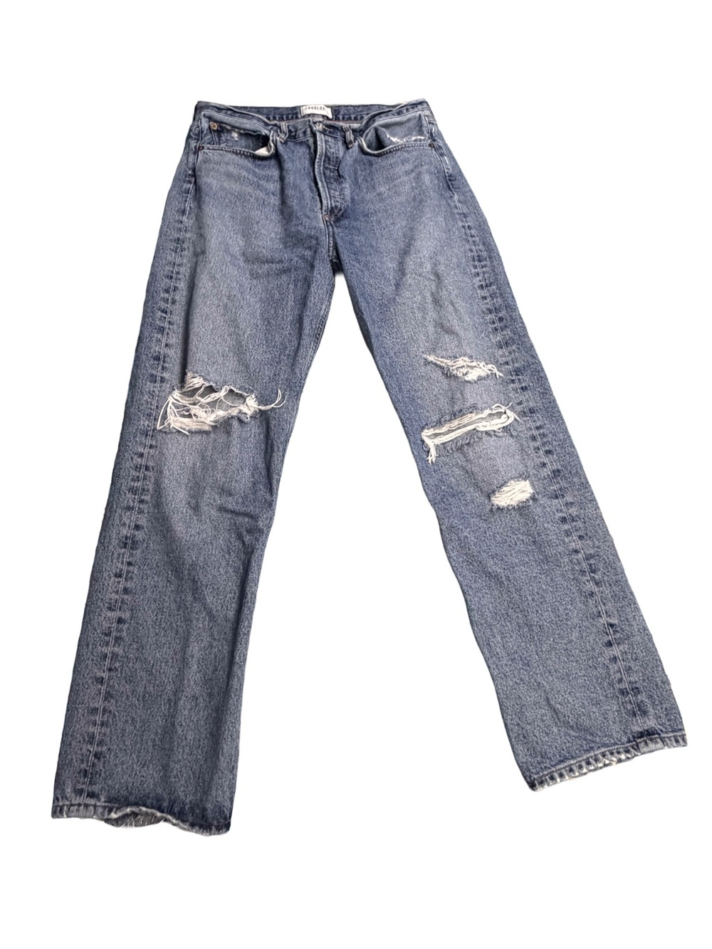 Agolde Distressed Loose Fit Jeans- Size 28